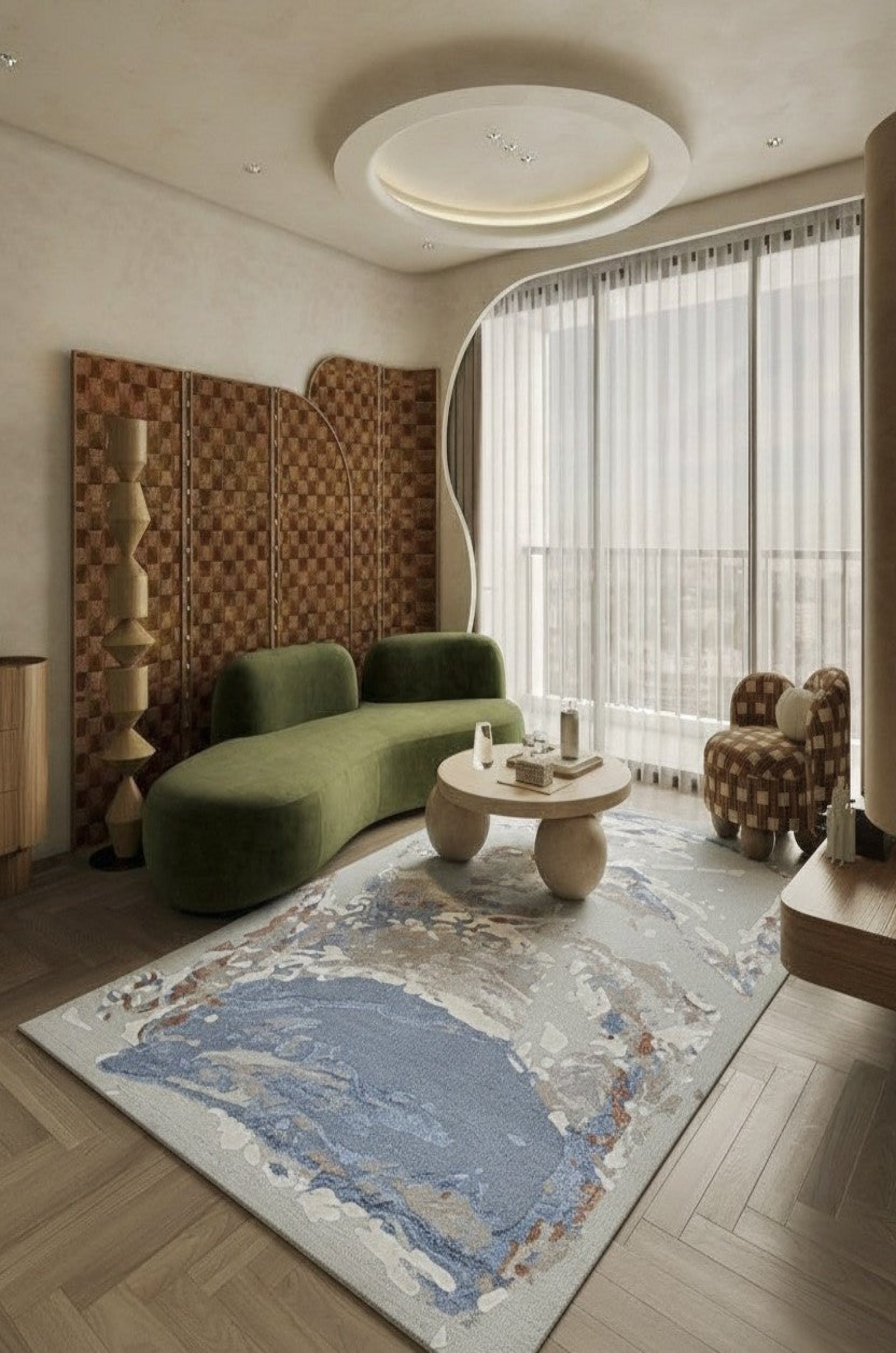 Aversa - Handtufted in New Zealand Wool and Jasmine Silk by House of Rugs (view 5)