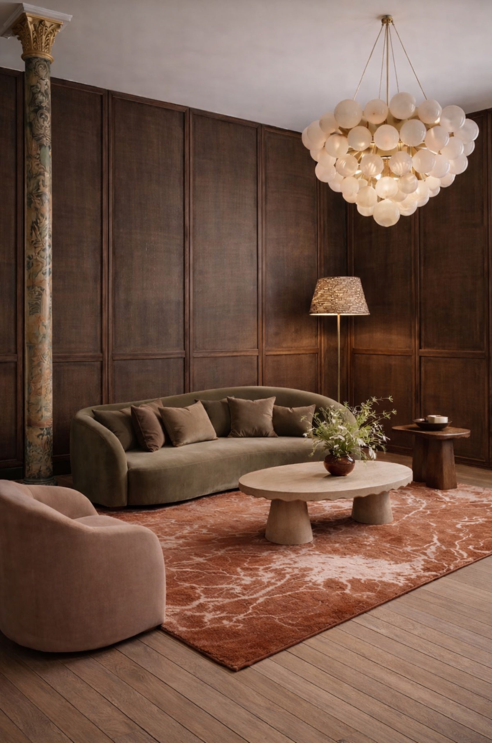 Livid - Handtufted in New Zealand Wool and Jasmine Silk by House of Rugs