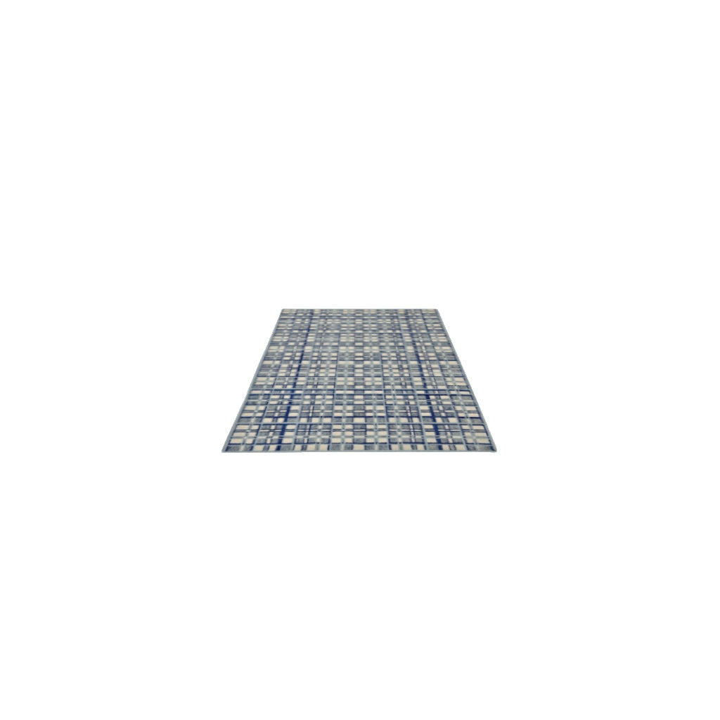 3D model of motley rug - View in your room